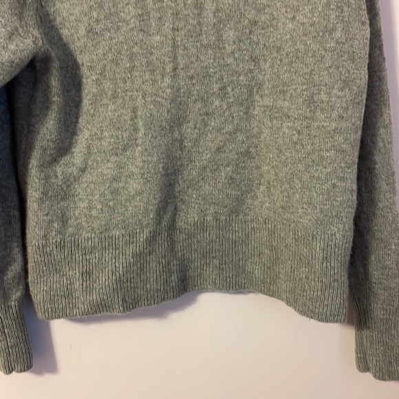 Paige Heather Gray Wool Blend Boatneck Cowl Izabella Sweater size M - Picture 4 of 14